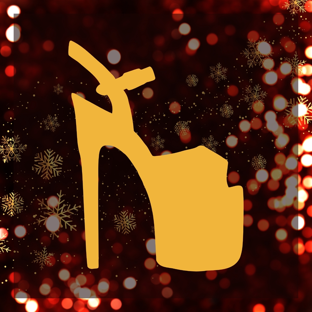 En elegant Annandagen 3x heels workhops, Fredag 26 december kl 16:00-20:00 med naturligt utseende och känsla. Detaljerad utformning med realistiskt bladverk. 