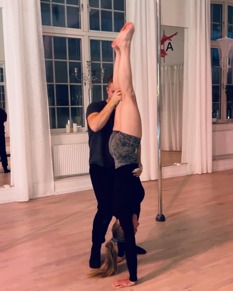 En elegant Workshop i handstående , Måndag 29 december kl 17:30 med naturligt utseende och känsla. Detaljerad utformning med realistiskt bladverk. 